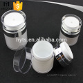 15ml 30ml 50ml vide forme ronde presse type acrylique pot pour cosmétique avec bouchon transparent